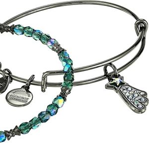 Alex and Ani Womens Shooting Star Bangles Set of 2